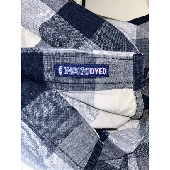 Orvis Shirt XL Mens Blue White Checkered Plaid Button Long Sleeve Cotton - Picture 13 of 13